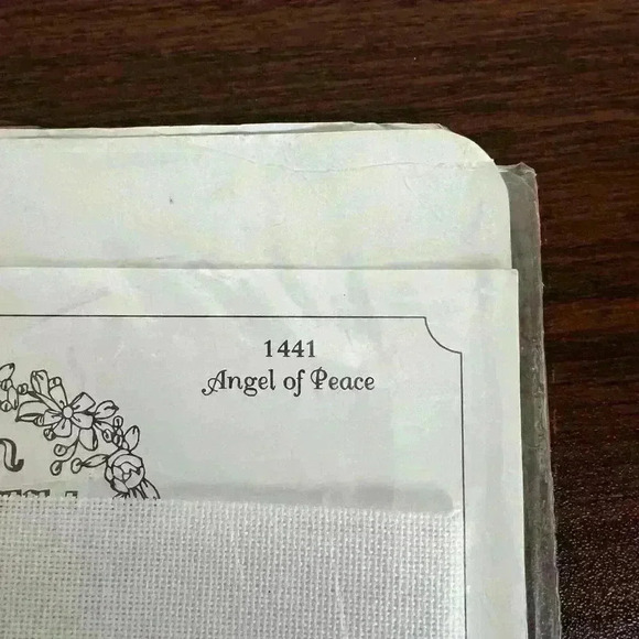 1994 Dimensions Needlepoint Ribbon Embroidery Angel Of Peace #1441 Christmas - Picture 11 of 11